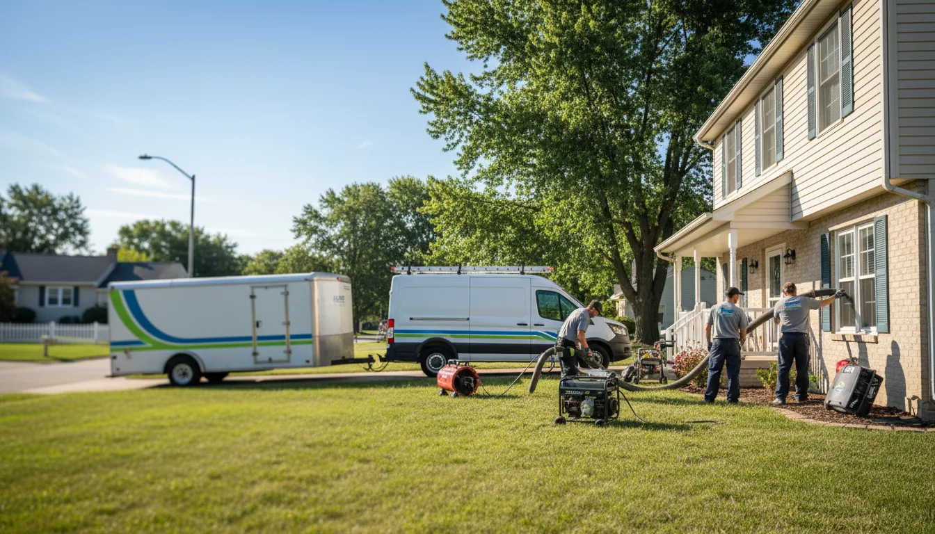 Flooded Basement Restoration And Cleanup With Repair in Accident, MD near me